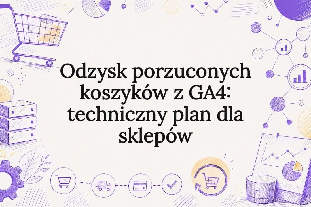 Odzysk porzuconych koszyków z GA4: techniczny plan dla sklepów